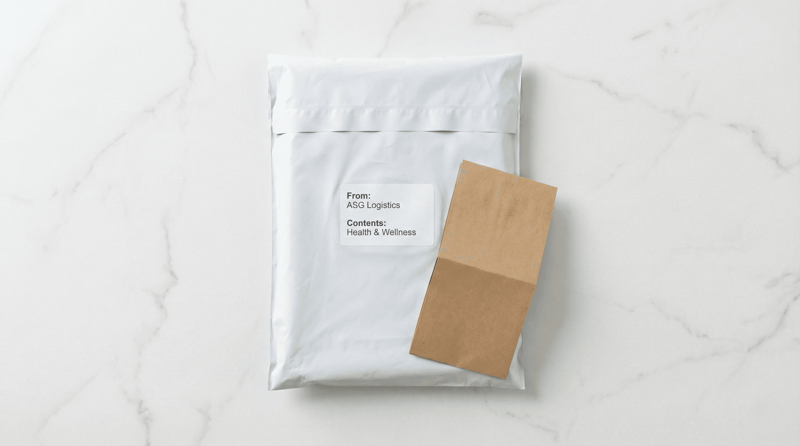 Plain unmarked mailer packaging