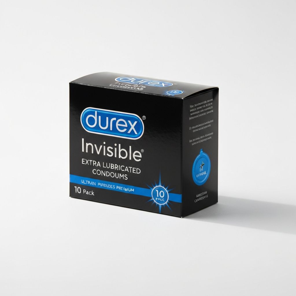 Durex Invisible Extra Lubricated 10's